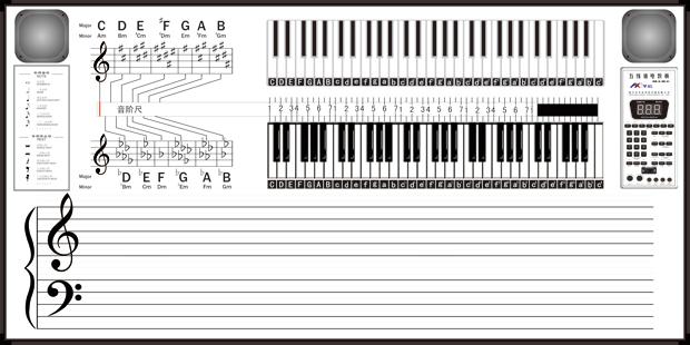 智能音乐示教板WB-6D-3