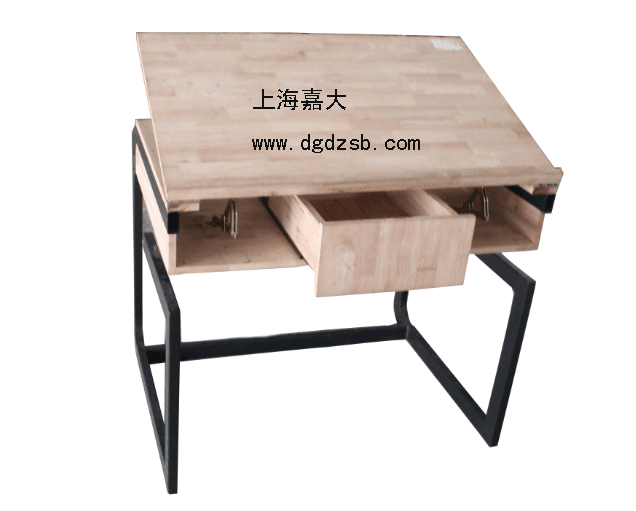 单人实木钢架制图桌【新型】推出