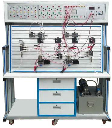 JDYY-09B透明液压传动与PLC实训装置(铝合金框架)